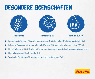 Produktbild von Josera Marinese Katzen-Trockenfutter Erwachsener Kartoffel  Lachs 2 kg