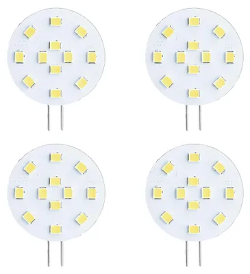 Produktbild von 4x LED Lampe G4 warmweiß 3W / 20W 200lm GU4 Leuchtmittel 12V Stiftsockel SEBSON