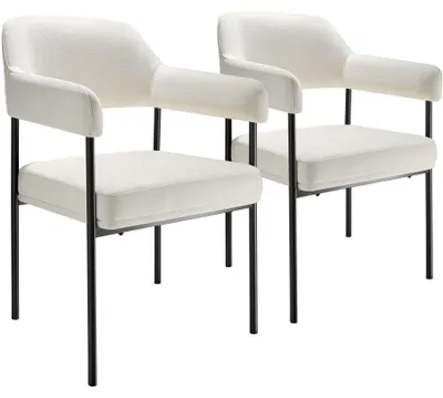 Produktbild von tectake® Armlehnstuhl Doé gepolstert 58 x 62 x 85 cm