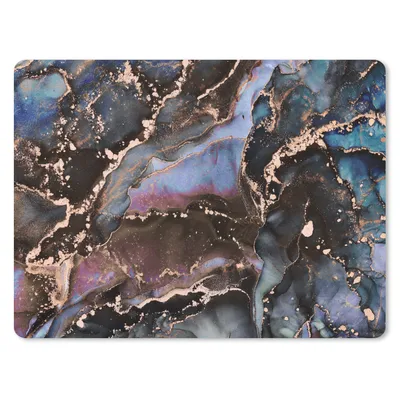 Produktbild von MuchoWow® Mauspad Mousepad Marmor - Gold - Rosa 40x30 cm - Mousepads - Maus Mat - Pad - Mausunterlage - Anti Rutsch