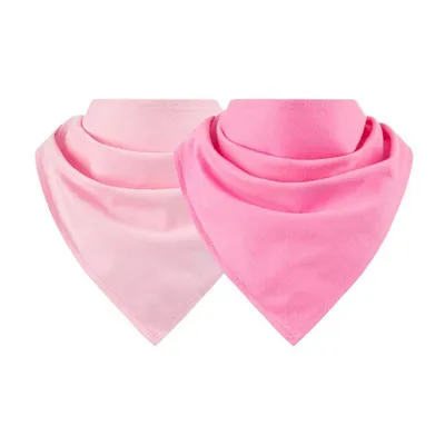 Produktbild von Halstuch Dreieckstuch Kopftuch Mädchen Kinder unifarben Frühling Herbst, Rosa/Pink