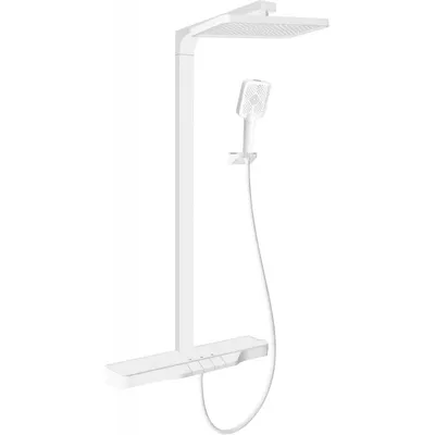 Produktbild von copy of Mexen KX05 Brausegarnitur für Aufputzmontage mit Kopfbrause und Thermostatmischer, Weiß - 771500591-20