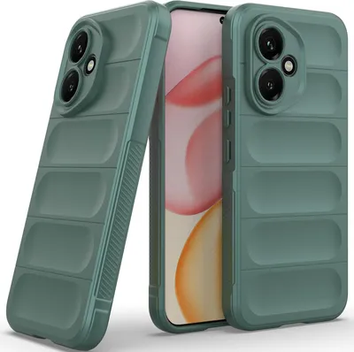 Image de Etui pour Honor 40 Etui de protection antichoc en TPU souple Silicone Vert