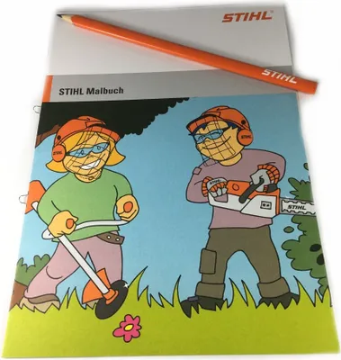 Produktbild von Stihl Malbuch A4 + Schreiner Bleistift