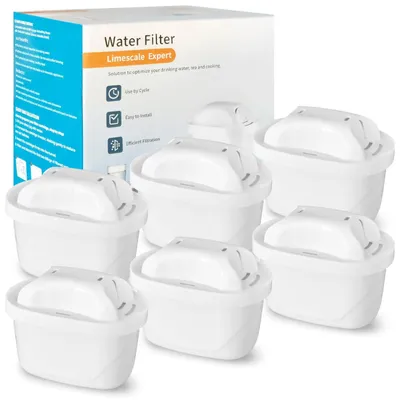 Produktbild von 6 Stück Wasserfilterpatronen für Brita und Aquaphor - Ersatzfilter