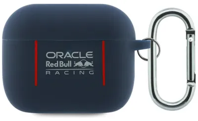 Produktbild von Hülle Case AirPods Pro 3 Oracle Red Bull Silikon blau Logo Karabniner