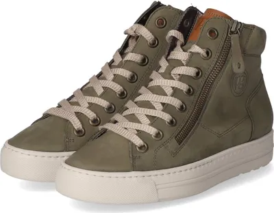 Produktbild von Paul Green Super Soft Hightop-Pauls - Olive Nubukleder Größe: 36 Normal