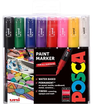Produktbild von Satz Acrylmarker - 8 Stück / Mix