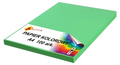Produktbild von Farbpapier A4 100g grün intensiv v2 100 Blatt