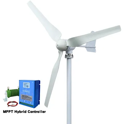 Obrázok produktu pre Veterná turbína - Veterná elektráreň - Generátor veterného turbína - Veterná energia - Horizontálna os - 4000 W - 48 V