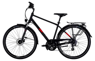 Produktbild von Solero SL Disc 28 Zoll Trekkingrad 24-Gang Kettenschaltung schwarz