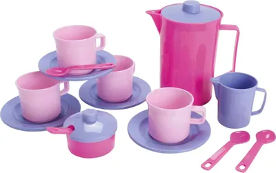 Zdjęcie produktu dla Dantoy Koffieset rose, lilac 17dlg.