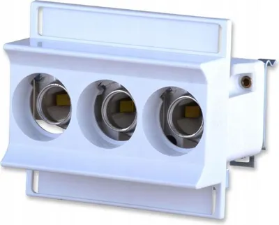 Obrázok produktu pre Poistkový spodok pre lištu 1P 16A D01 400V DIN D01N-K E14 ETI 002221011