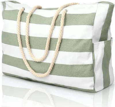 Obrázek produktu pro Nepromokavé plážové tašky, 2 kusy, extra velká kapacita 53 x 37 x 18 cm, modré – na pláž, cestování a jógu
