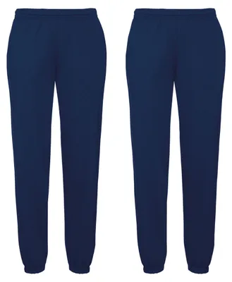 Produktbild von Doppelpack Fruit of the Loom Classic Elasticated Cuff Jog Pants + GRATIS MyShirt Stoffbeutel