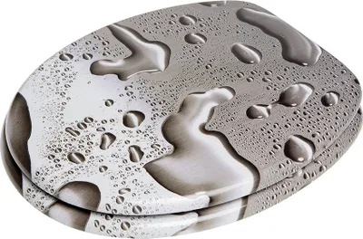 Produktbild von SANILO® WC-Sitz Dewdrop, Toilettendeckel direkt vom Hersteller, Klodeckel, Klobrille, WC Deckel, Toilettensitz, Toilettenbrille, WC Brille