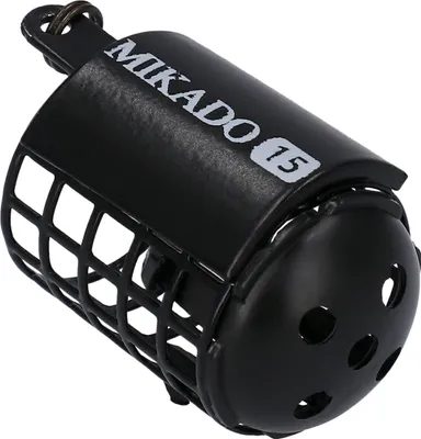 Produktbild von MIKADO kleiner schwarzer MICRO Futterkorb Ø25 x30mm Feeder With Bottom 15g