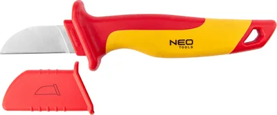 Produktbild von NEO TOOLS Montagemesser 1000V - Isolierte - für Elektroinstallation - 190 mm lang