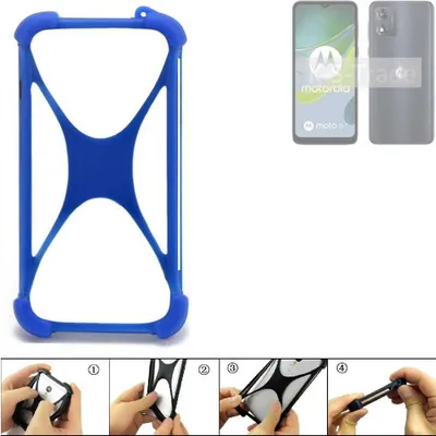 Produktbild von K-S-Trade Handy Hülle kompatibel mit Motorola Moto E13 Silikon Schutzhülle Cover Case Bumper Silikoncase TPU Softcase Schutz Hülle Smartphone