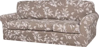 Obrázek produktu pro Super Stretch Sofa Cover s odděleným polštářem Cover Couch Armchair Loveseat Sofa Covers（3 Seater Sofa，Taupe）