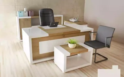 Produktbild von Eckschreibtisch Bürotisch Schreibtisch Couchtisch Aktenschrank Büromöbel 3tlg.