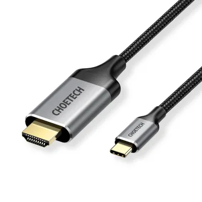 Produktbild von USB Typ C zu auf HDMI Kabel Adapter 4K 60Hz 2 m für TV Laptop Choetech