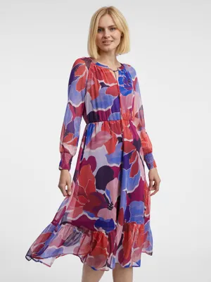 Produktbild von Orsay Rotes Damenkleid mit Blumenmuster 471729314000__38