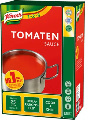 Productafbeelding van Knorr Tomatensaus droogmengsel voor 25 liter water, 3000 gram