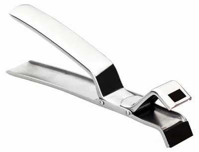 Silikon-Backzange 19 cm, Edelstahl, Silber, 1 Stück