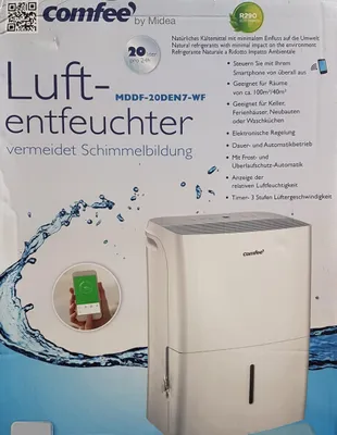 Obrázok produktu pre Comfeé Easy Dry 20L, 440 W, 348 mm, 239 mm, 496 mm, 15 kg