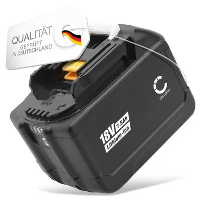 Produktbild von CELLONIC 1x Akku kompatibel mit Makita DGP180, DDF453Z, 194204-5