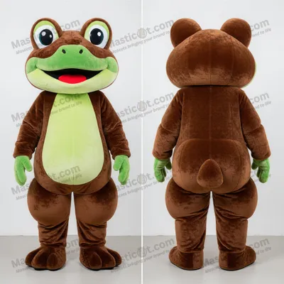 Produktbild von Brauner MASTICOT Plüsch-Frosch-Maskottchen