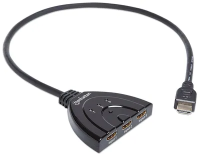 Image de Manhattan 207843 Manhattan 1080p 3-Port HDMI-Switch integriertes Kabel sw
