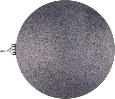 Produktbild von DECOLED Kunststoffball, Ø 30 cm, grau, glitzernd