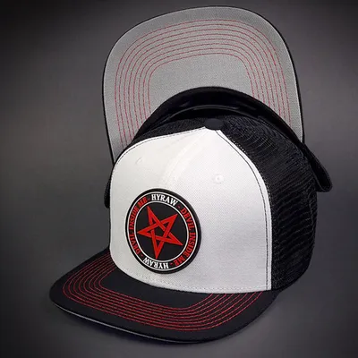 Immagine prodotto di Cappello trucker Hyraw - Devil Inside a tesa piatta
