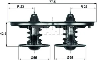 Obrázok produktu pre Vložka termostatu MAHLE TX 32 75D s tesnením pre SCANIA