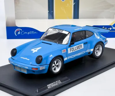 Zdjęcie produktu dla 1:18 Porsche 911 Iroc #4 1974 Niebieski
