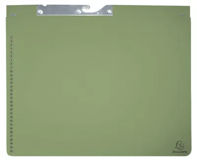 Produktbild von Exacompta Pendelhefter mit Abheftvorrichtung Grün 275x318mm