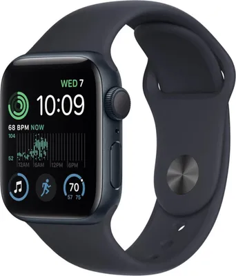 Produktbild von Watch SE GPS, 44 mm Aluminiumgehäuse Mitternacht, Sportarmband Mitternacht – M/L