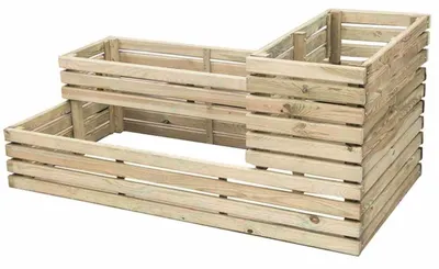 Image de Siena Garden D71535 Parterre surélevé Ella 120 120x64x53cm (KUBA)