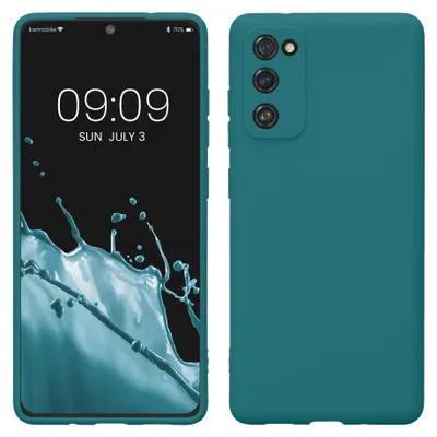 Produktbild von kwmobile Handyhülle für Samsung Galaxy S20 FE Hülle - weiches Handy Silikon Case - Schutzhülle Cover - Petrol matt