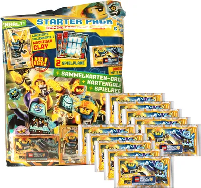 Produktbild von LEGO Nexo Knights 2 - Trading Cards - 1 Starter + 10 Booster - Deutsch