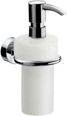 Produktbild von EMCO Flüssigseifenspender RONDO 2 Behälter und Dosierpumpe Kunststoff chrom