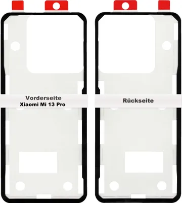 Produktbild von Xiaomi 13 Pro Akkudeckel Klebefolie Rahmen Kleber Dichtung Backcover Adhesive Glue
