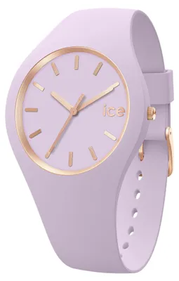 Produktbild von Ice-Watch 019526 ICE glam brushed lavender S Uhr Damenuhr Silikon lila