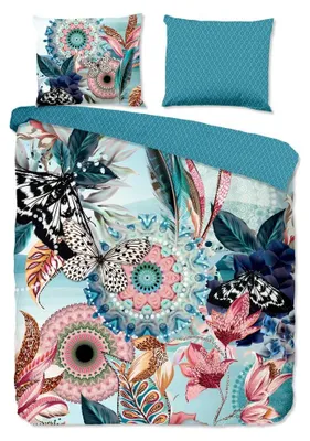 Productafbeelding van HIP Dekbedovertrek "Maximilian" - Blauw - (200x220 cm) - 100% Katoen