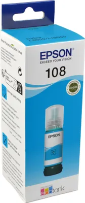 Produktbild von Epson C13T09C24A, Original, Cyan, Epson, EcoTank L8050, 7200 Seiten, 70 ml