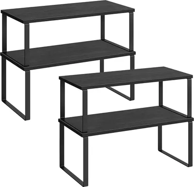 Produktbild von Gewürzregal-Set, 4-teilig, erweiterbar, Tinte, Schwarz-Ebenholz