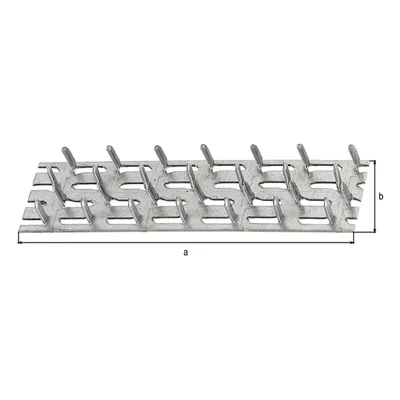 Produktbild von Alberts Nagelplatte, sedzimirverzinkt 102 x 25 mm 1 Stück