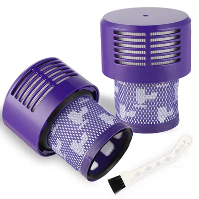2er-Pack waschbare Filter für Dyson V10 SV12 mit Bürste